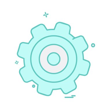 Ayar Dişli simge tasarlamak vektör