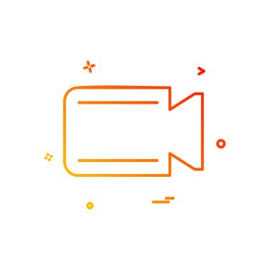 Kamera simgesi tasarım vektörü