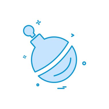 Noel top simge tasarlamak vektör