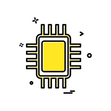 IC simge tasarlamak vektör