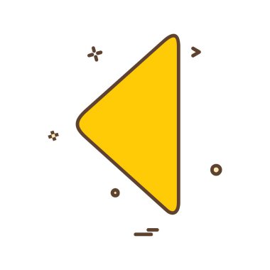 Ok simgesi tasarım vektörü