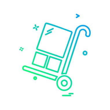 Seyahat simgesi tasarım vektörü 