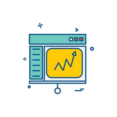 İş simgesi tasarım vektörü