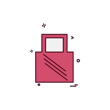 Seyahat simgesi tasarım vektörü