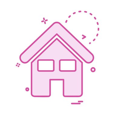 Emlak simge tasarlamak vektör