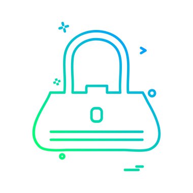 Çanta simge tasarlamak vektör