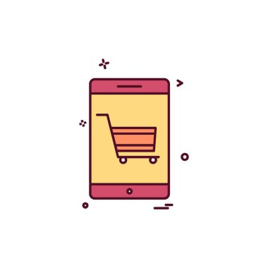 Akıllı telefon simge tasarlamak vektör 