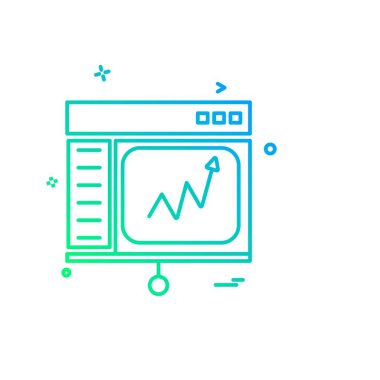 İş simgesi tasarım vektörü