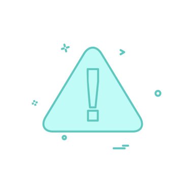 Uyarı simge tasarlamak vektör