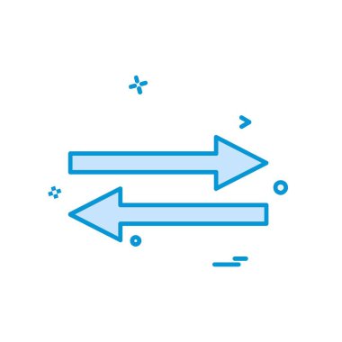 Ok simgesi tasarım vektörü