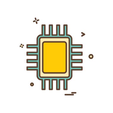 IC simge tasarlamak vektör