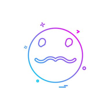 Emoji simgeleri tasarım vektörü 