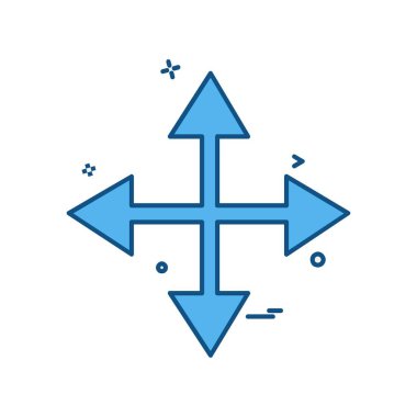 Ok simgesi tasarım vektörü