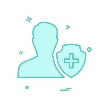 Avatar simge tasarım vektörü