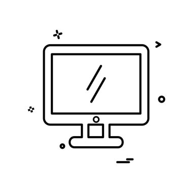 Bilgisayar simgesi tasarım vektörü