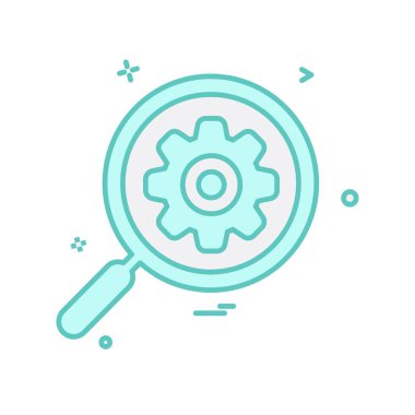 Arama simge tasarlamak vektör