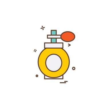 Parfüm simge tasarlamak vektör