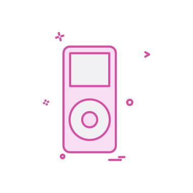 Hoparlör simgesi tasarım, renkli vektör çizim 