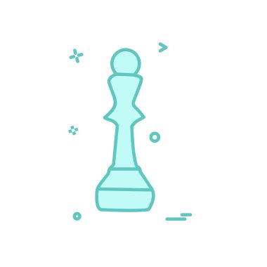 Satranç simge tasarlamak vektör