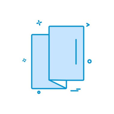 Harita simgesi tasarım vektörü