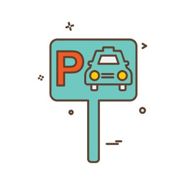 Park simge tasarlamak vektör