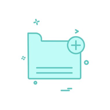 Klasör simge tasarlamak vektör