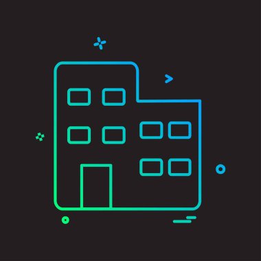 Emlak simge tasarlamak vektör