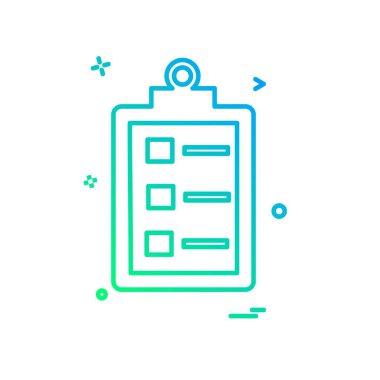 Pano simgesi tasarım, renkli vektör çizim