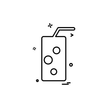 Gıda simgesi tasarım vektörü