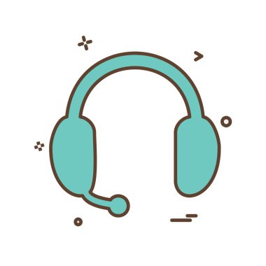 Müzik simge tasarlamak vektör