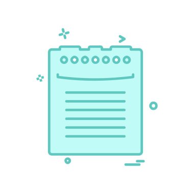 Dosya simgesi tasarım vektörü 