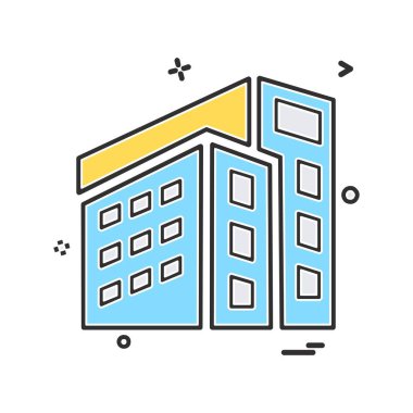 Emlak simge tasarlamak vektör