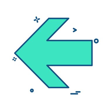 Ok simgesi tasarım vektörü