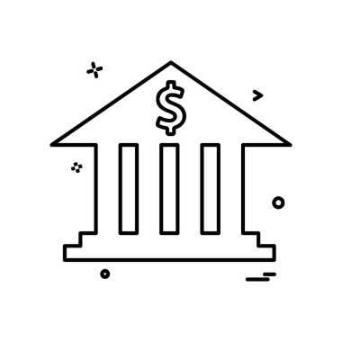 Dolar simgesi tasarım vektörü