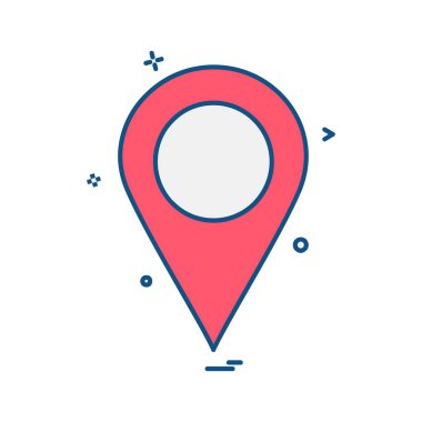 Navigasyon simgesi tasarım vektörü