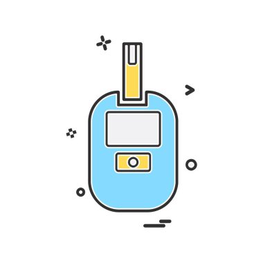 Tıbbi simge tasarım, renkli vektör çizim