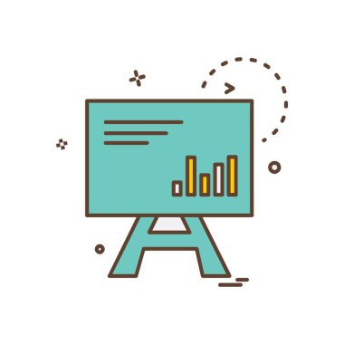 Grafik simge tasarlamak vektör