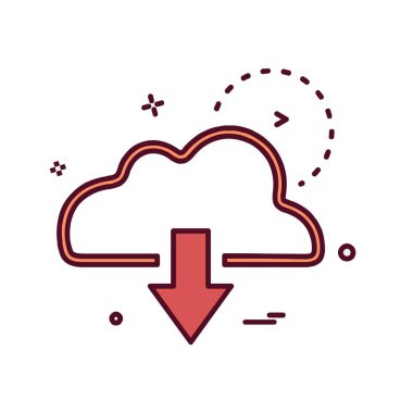 Simgesi tasarım, renkli vektör çizim indir