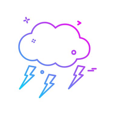 Hava simgesi tasarım vektörü