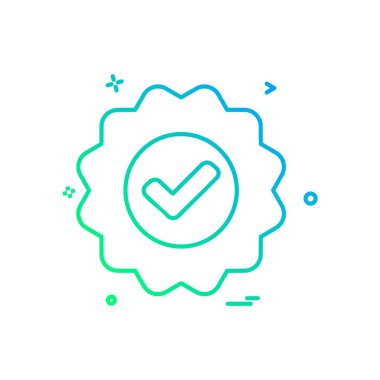 Vites simgesi tasarım vektörü