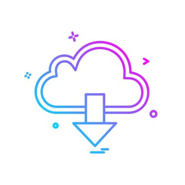 Simgesi tasarım, renkli vektör çizim indir