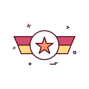 ödül şampiyonu ödül simge vektör tasarımı