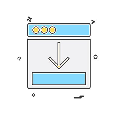 Web düzen simge tasarlamak vektör