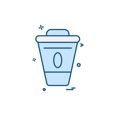 Gıda simgesi tasarım vektörü