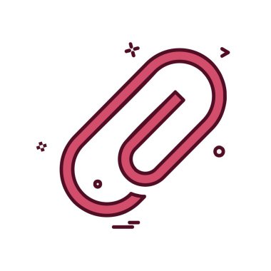 Web bağlantı simgesi tasarım, renkli vektör çizim