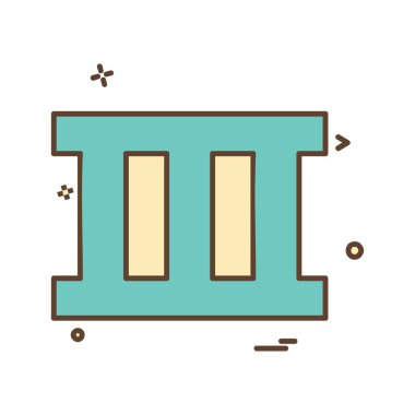 Merdiven simge tasarlamak vektör 