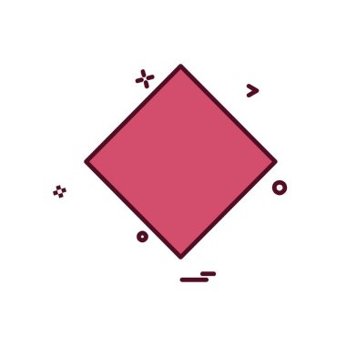 Şekil simge tasarlamak vektör 