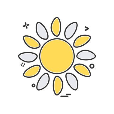 Hava simgesi tasarım vektörü