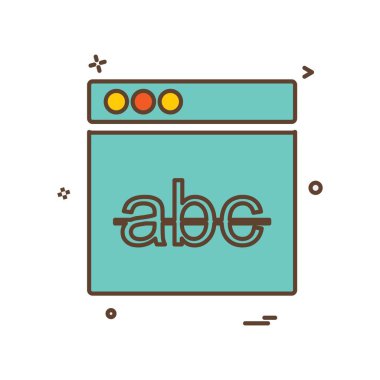 Web düzeni simge tasarım vektörü