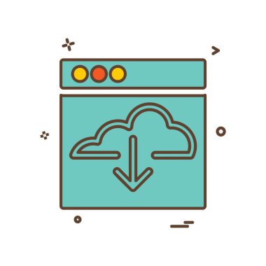 Web düzen simge tasarlamak vektör